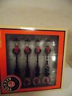 6-37908 Lionel Illuminated Christmas Street Lights With Holiday Wreaths