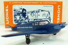 6-52131 Lionel Beechcraft Airplane Blue 023922521316