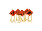 6-81064 Lionel Construction Zone Signs Sign Set New In 023922003546