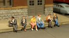 6 Figures -- Passengers Bachmann Platform 022899331614 Seated - Pkg Scenescapes