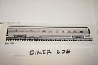 K4630d-40605 605 Atsf Super Santa -line " 21 Dining Fe Car Chief