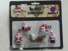 6057 Model Power O Gauge Santa Land 4 Hand Painted Santas With A Sleigh Figures 037135060579