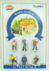 6063 Model Power Set Of 6 Work People O Scale 037135060630