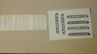 610-610-612 Lionel Black Silver Waterslide Decal