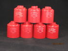 7-lionel 6112-5 Lionel 7 Red Canisters