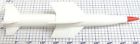 6650-80w Lionel Solid White Rocket Missile Tip