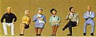 68209 Preiser Scale Seated Passenger Figures 4041032682099