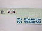 684-8688 Dm Custom Decals Scale Peoria Pekin Union Ry Ts
