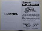 70-8578-250 Copy Lionel Instruction Sheet For Nyc Ballast Tamper
