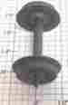 700e-210 Lionel Trailer Truck Plain Wheel Axle Assembly
