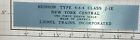 700e-np Lionel J-1e Nameplate