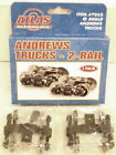 2-rail 7033 Atlas Andrews Freight Car Trucks Pr 742988070339