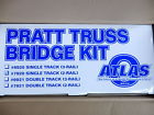 7920 Atlas Scale Single Track Pratt Truss Bridge Kit