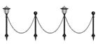 88325 Vintage Lamp Post Guardrail 600182388325
