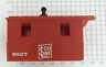 9027-1 Lionel Red Soo Line Caboose Cab Assembly