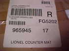 965945 Lionel Counter Mat