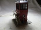 A190 Lionel Scale Lighted Switch Tower With Workers Excellent