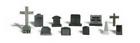 A2164 Woodland Scenics Tombstones 724771021643