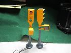 A216z Unknown Scale Traffic Signals With Dont Walk Flashing Signs