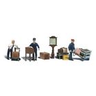 A2211  Woodland Scenics Scale Scenic Accents Depot Workers Accessories 696748812076