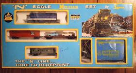 4606d Ahm Lima N Scale Chesapeake And Ohio F-7 Locomotive Freight Set C&o Vtg Nice 1970