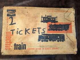 9725 Allstate Marx Electric #9725 Train And Trestle Set Sears Tested Works Nice