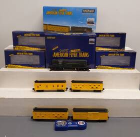 1917010 American Flyer Pennsylvania Wreck S Gauge Diesel Train Set Ex/box