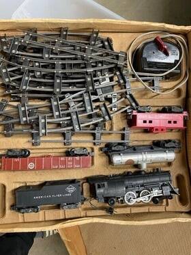20123 American Flyer Vintage 1950s Train Set Original Box