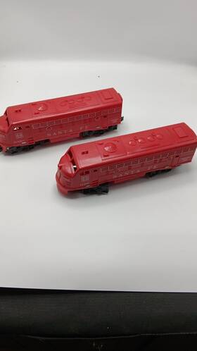 20201 American Flyer # Santa Fe A-a Freight Set In Originl Box