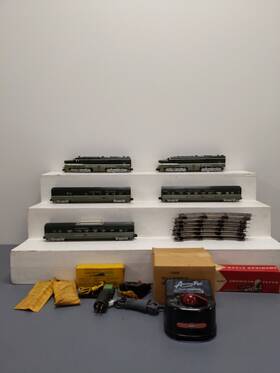 900-903 American Flyer 20370 S Postwar North Coast Limited Pass Set 490/492 And
