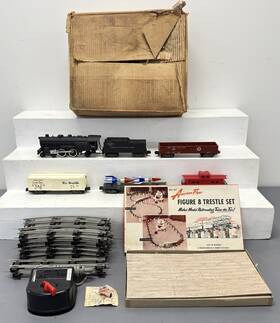 20488 American Flyer Vintage S Postwar Steam Locomotive Set/box