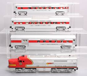 21927 American Flyer 20620 Vintage S Santa Fe The Chief Train Set With Pa Diesel