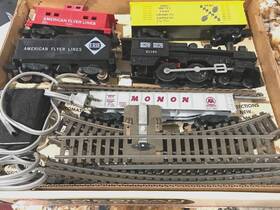 20705 American Flyer Vintage Gilbert S Gauge Electric Train Set Made In Usa 1950s