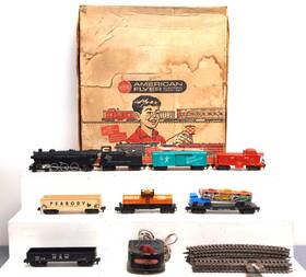 20766 American Flyer Vintage S Inch The Mohawk Steam Freight Set/box