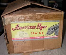 302ac American Flyer 501t S Gauge Train Set 642 640 638 Transformer No Track