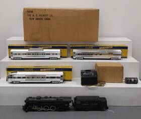 5351w American Flyer S Postwar Hudson Passenger Set With # 326 963 962 And 960 4