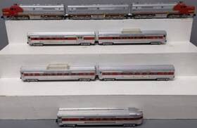 5683rh American Flyer Vintage S At&sf The Chief Passenger Set 4713