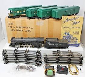 K5328 American Flyer The Meteor Passenger Car Set With Orig Box