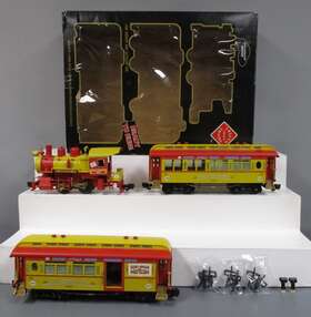 28126 Aristo-craft Circus 0-4-0 G Gauge Steam Starter Train Set/box