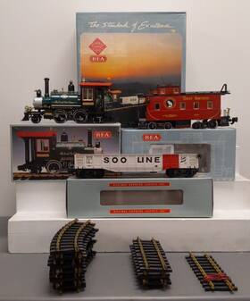 29051 Aristo-craft G Railway Express Agency Diesel Freight Set Ex/box