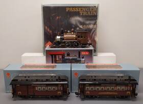 Aristo-craft 29052 Aristo-craft G Scale Prr Railway Express Agency Deluxe Steam Passenger Set