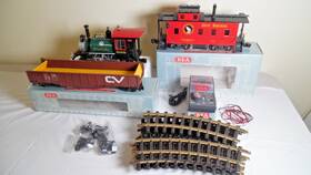 6-26241 Aristocraft Aristo-craft 29001 Great Northern G Gauge Steam Freight Starter Train Set-used