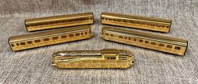 0173 Arnold 85th Year Anniversary Gold-plated N Gauge Train Set No Box Read