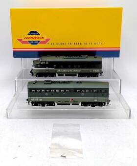 G22193 Athearn Ho Northern Pacific F-7ab Passenger Diesel Engine Set With Dcc/sound