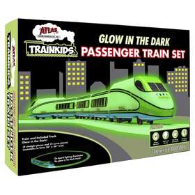 15000100 Atlas Trainkids Glow In The Dark Passenger Train Set Ho Scale