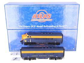 Atlas 3645-1 O Cnj Phase 2 Powered F3 A/b Diesel Locomotive Set #54 2-rail Ex