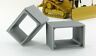 B2b-50-120-gy To Scale Concrete Box Culvert Grey Pack Model Bn