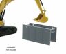 B2b-50-165-gy To Scale Trench Box Guard Model Bn