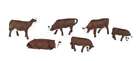 Bac33152 Bachmann Figures Cows Brown And White 022899331522