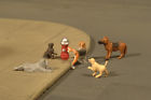 Bac33158 Bachmann O-gauge Dogs With Fire